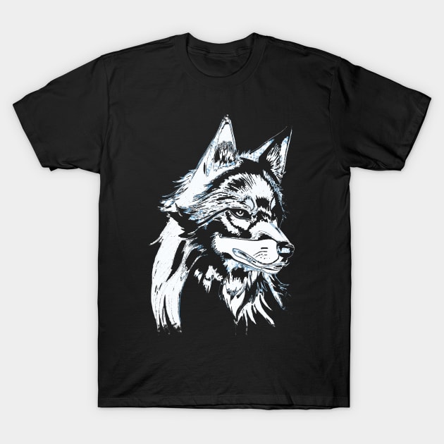 Wolf minimal T-Shirt by findingNull